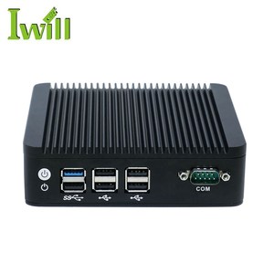 X86 mini ordenador sin ventilador J1900 Barebone mini <span class=keywords><strong>pc</strong></span> thin client con LAN dual - Product Image 1