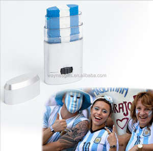 Peinture faciale personnalisée pour les fans de football, drapeaux argentin - Product Image 1