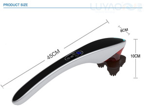 LUYAO inalámbrico recargable portátil práctica máquina de masaje eléctrico de cuerpo completo infrarrojo de mano percusión martillo masajeador - Product Image 5