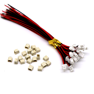 SH 1.0 Mikro Mini <span class=keywords><strong>2</strong></span> 3 4 5 6 7 8 9 10 11 12 Pin Konektor JST dengan Kabel 100MM Kustom - Product Image 5