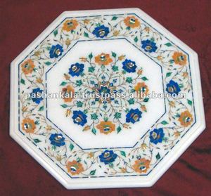 Inlaid <b>Marble</b> Table <b>Top</b> - Product Image 1