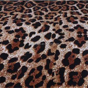 Hot bán mới nhất phổ biến Heavyweight Polyester <span class=keywords><strong>Spandex</strong></span> Scuba Leopard in căng vải cho thể thao phong cách đồng bằng - Product Image 4
