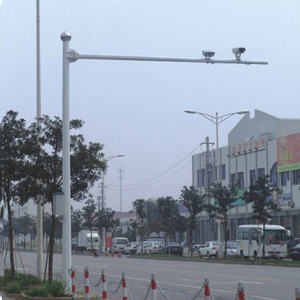 Poste de señal de iluminación de tráfico <span class=keywords><strong>para</strong></span> monitor de cámara CCTV galvanizado poste de acero <span class=keywords><strong>para</strong></span> exteriores - Product Image 2