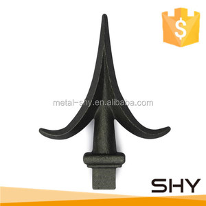 Hierro fundido Material <span class=keywords><strong>de</strong></span> acero fundido Vintage Valla Poste 6 "Lanza Finial - Product Image 2