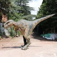 Unterhaltung Mechanische Lebensechte Raptor Anzug Walking Dinosaurier Kostüm