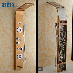 LED pantalla Digital de temperatura termostato de acero inoxidable 304 cascada baño ducha de masaje Panel columna - Product Image 2