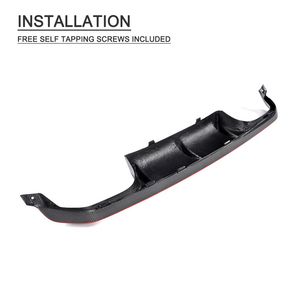 Personalizzato Rosso In Fibra di Carbonio M3 M4 Posteriore Lip Diffusore per <span class=keywords><strong>BMW</strong></span> F8x F82 F80 14-18 - Product Image 6