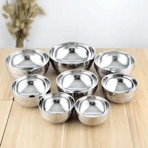 HG china bowl stainless steel rice bowl for family restaurant