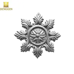 Классические кованые стальные или кованые железные украшения/чугунные элементы для дома, сада, ворот, ограждения, украшения в Китае