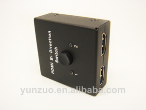 Mini hdmi conmutador de <span class=keywords><strong>matriz</strong></span> divisor de bi- direccional 2x1 1x2 - Product Image 1