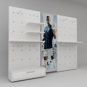 Di alta Qualità Su Misura Disponibile Moq Basso portatile di vendita al dettaglio t shirt vestiti da terra hanger display stand per il negozio - Product Image 5