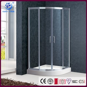 En forma de abanico de Aluminio Marco Deslizante Buen Precio <span class=keywords><strong>Ruedas</strong></span> <span class=keywords><strong>Cabina</strong></span> De <span class=keywords><strong>Ducha</strong></span> De Vapor (KT6009) - Product Image 1