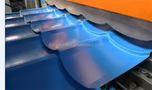 Iron Sheet Roll Vormen Lijn Fabricage Golfkarton Geglazuurde Cool Bocht Tegel Vormmachine