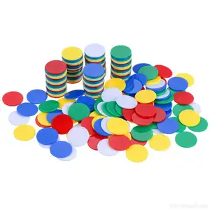 Custom Colored Acrylic Counting Chips for kids Acrylic Resource Tokens