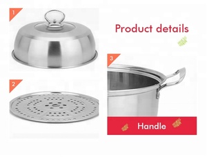 <span class=keywords><strong>Cocotte</strong></span> en acier inoxydable Durable pour cuisiner, casseroles, ustensiles de cuisine, résistant, pour tous les jours, Support de 7 jours - Product Image 5