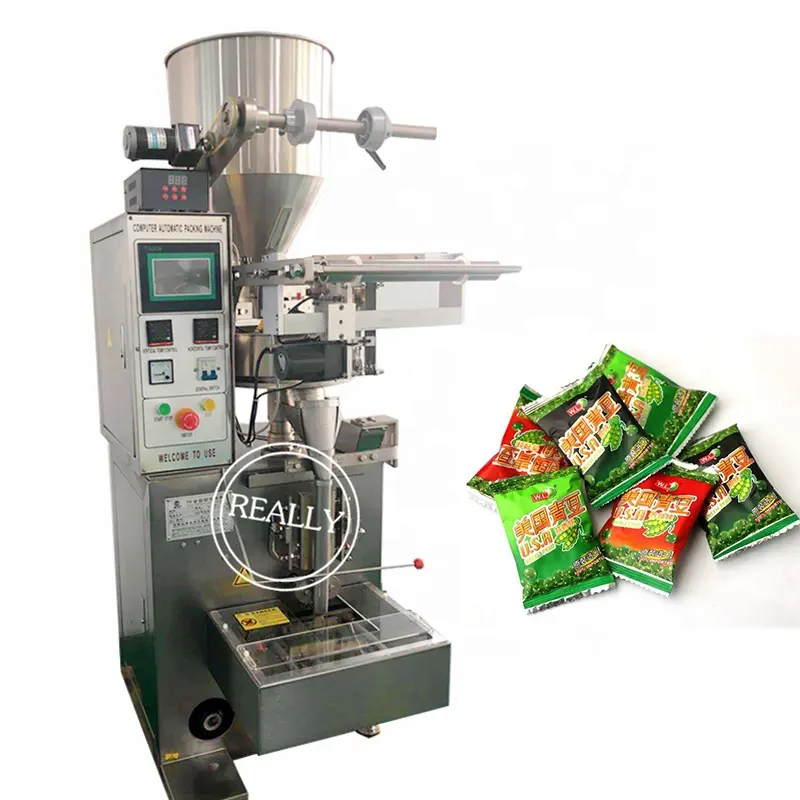 OEM वापस सील स्वचालित पाउच पाउडर पैकिंग मशीन नमक कैंडी कॉफी की फलियों पैकिंग और भरने की मशीन