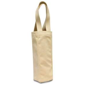 Fabrication en gros, personnalisation acceptée, logo personnalisé, sacs en toile de coton pour bouteilles de vin, OEM unique, avec logo imprimé personnalisé - Product Image 5