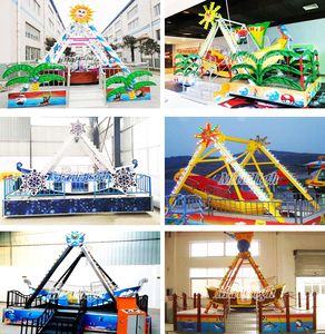 Mini manège de fête foraine, petit <span class=keywords><strong>bateau</strong></span> <span class=keywords><strong>pirate</strong></span> avec remorque pour enfants - Product Image 5