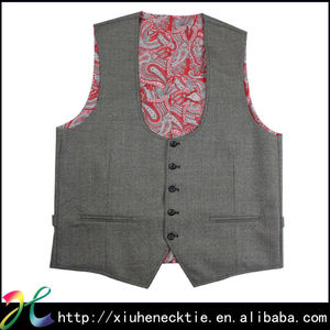 Chalecos de moda en forma de U con cuello en U para hombres - Product Image 3