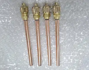 AC 1/2" 1/4" Copper Charging Valve Access Valve