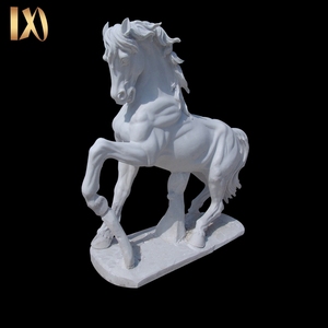 Manuel sculpture en marbre <span class=keywords><strong>blanc</strong></span> <span class=keywords><strong>arabe</strong></span> running horse art sculpture - Product Image 1