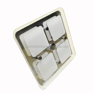 Alluminio 12 v led <span class=keywords><strong>Auto</strong></span> Van Bus Interni Luce del Tetto Soffitto A Cupola per roulotte/barca/RV - Product Image 4