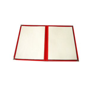 Couverture de <span class=keywords><strong>menu</strong></span> Double <span class=keywords><strong>Bistro</strong></span> en PVC 8.5*11 des fournisseurs de Yimi pour hôtels et restaurants - Product Image 2