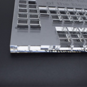 Tùy Chỉnh Chất Lượng Cao Acrylic Nguyên Tố Hóa Học Tuần Hoàn Bảng In, Nhỏ Hiển Thị Rack Tray - Product Image 6