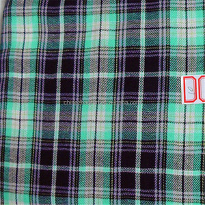 Venta al por mayor de tela de cuadros teñida de hilo <span class=keywords><strong>grande</strong></span> para camisa de hombre excedente de stock lote de estilo de sarga textil tejido - Product Image 5