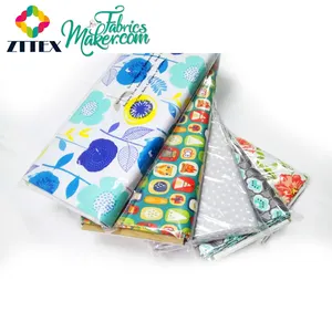 Tidak Ada MOQ Soft Feel Precut Kain Kapas Quilting dengan Baut untuk Quilting