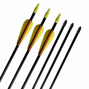 Elong 28 "30" 32 "freccia in fibra di vetro <span class=keywords><strong>3</strong></span>" TPU Fletching Vane e frecce di tiro con punta di proiettile - Product Image 5