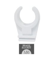 Bague Double fixe en plastique et Nylon, mm, Design français, PVC, gris blanc, simple, pour tuyau Flexible