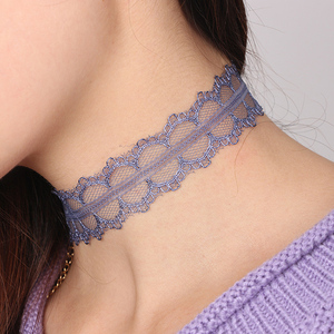 Accessoires de bijoux Vintage en dentelle, <span class=keywords><strong>collier</strong></span> ras du <span class=keywords><strong>cou</strong></span> Sexy pour femmes, tissu, <span class=keywords><strong>tatouage</strong></span>, 2019 - Product Image 4