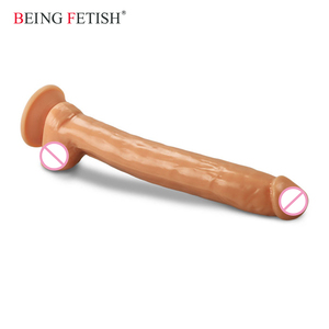Largo y delgado caballo Dildo Dong con ventosa fuerte pene realista - Product Image 4