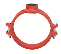 FM UL Approuvé raccords de tuyauterie Rainurés En Fonte Ductile Raccords et Raccords 1 "-12"