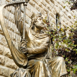 De fábrica de artesanía de jardín al aire libre decoración de Metal tamaño <span class=keywords><strong>estatua</strong></span> de bronce de <span class=keywords><strong>Rey</strong></span> <span class=keywords><strong>David</strong></span> - Product Image 1