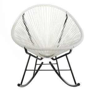 <span class=keywords><strong>Chaise</strong></span> à <span class=keywords><strong>bascule</strong></span> en rotin, panier de jardin, extérieur, patio, offre spéciale - Product Image 4
