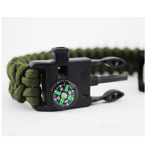 Supuer 5 in 1 Metal <strong>Charms</strong> 550 <strong>Paracord</strong> Bracelet - Product Image 6
