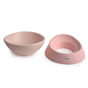 Ângulo destacável ajustável antiderrapante resistente ao desgaste rosa japonês personalizado Pet Alimentação Bowl - Product Image 4