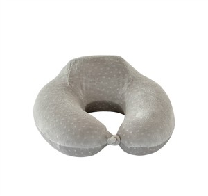 Chine qualité <span class=keywords><strong>pas</strong></span> cher prix en mousse à mémoire oreiller meilleur vente courte en velours couverture U forme oreiller voyage - Product Image 2