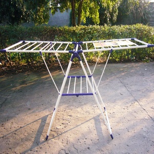 Airer vêtements en métal aile séchoir <span class=keywords><strong>pour</strong></span> l'intérieur et l'extérieur <span class=keywords><strong>etendoir</strong></span> à <span class=keywords><strong>linge</strong></span> séchoir pliable - Product Image 3