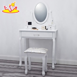 <span class=keywords><strong>Coiffeuse</strong></span> moderne en bois blanc, style <span class=keywords><strong>miroir</strong></span>, pour enfants, W08H012 - Product Image 6