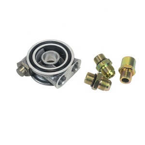 Dầu Cooler Lọc Tấm bánh sandwich + Nhiệt Adaptor <span class=keywords><strong>3</strong></span>/<span class=keywords><strong>4</strong></span> "<span class=keywords><strong>16</strong></span>-unf với AN10 phù hợp lọc dầu Sandwich <span class=keywords><strong>Adapter</strong></span> - Product Image 5