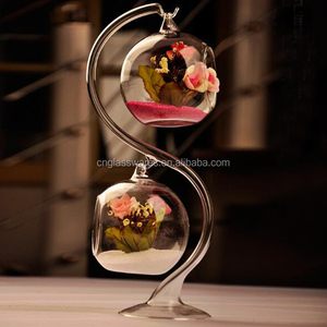 Air Plant Glass Terrarium <strong>Tea</strong> <strong>Light</strong> Cover <strong>Hanging</strong> 100mm Clear Glass Ball Candle <strong>Holders</strong> for Wedding Decoration - Product Image 6