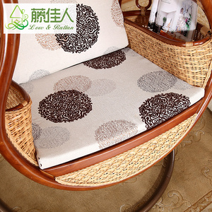 Tre Wicker Mía Gỗ Treo Đu Ghế Sang Trọng Độc Đáo Trang Chủ Trong Nhà Mây, Tổng Hợp Mây OEM Áp Dụng - Product Image 6