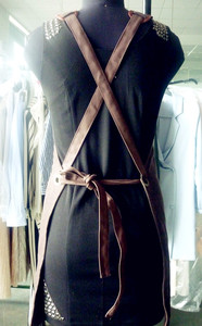 <span class=keywords><strong>Tablier</strong></span> <span class=keywords><strong>de</strong></span> <span class=keywords><strong>travail</strong></span> en toile cirée robuste avec plusieurs poches pour outils, équipement d'atelier <span class=keywords><strong>professionnel</strong></span> imperméable pour barbecue, charpentier, chef - Product Image 5