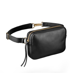 Sac banane de luxe personnalisé en cuir véritable imprimé léopard, sac de ceinture pour femme - Product Image 2