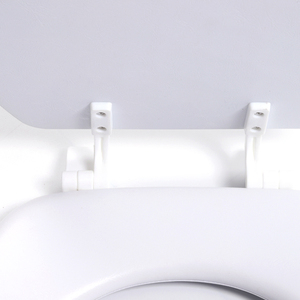 MDF et Mousse en céramique comme siège commode housse de siège de toilette tapa de inodoro avec montage sur le dessus charnières - Product Image 6