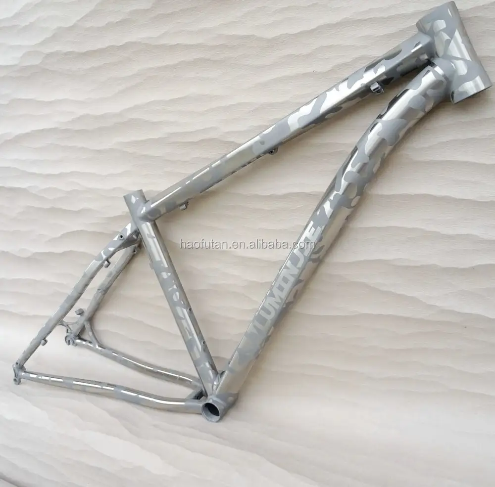 Model Baru Titanium Helix 650B MTB/Fat Sepeda Bingkai Kamuflase Logo Rem Cakram Dapat Diganti Dropout Sepeda