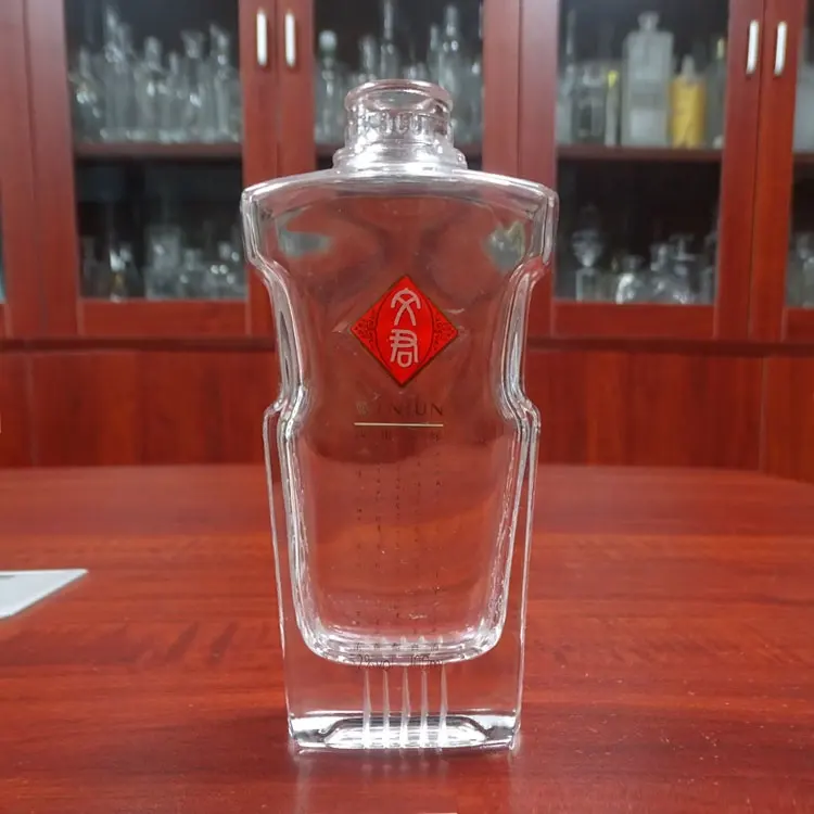 Cina Square Alkohol Vodka 10cl 100 Ml Botol Kaca Kosong